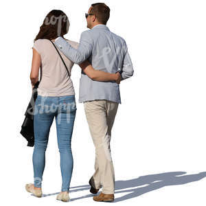 couple walking together