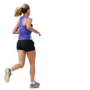 woman jogging