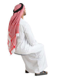 arab man sitting