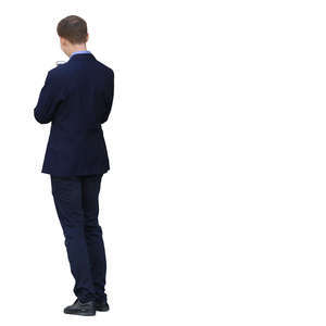 young businessman standing