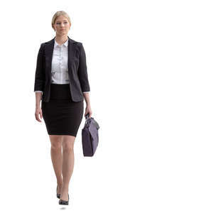 businesswoman walking