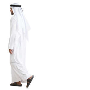 arab man walking