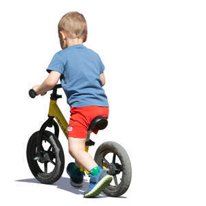 little boy with a likeabike