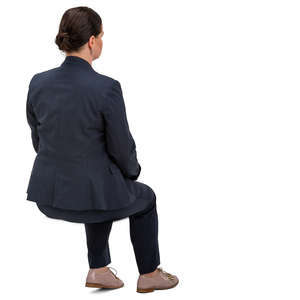 businesswoman sitting