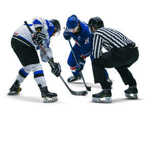 men playing hockey