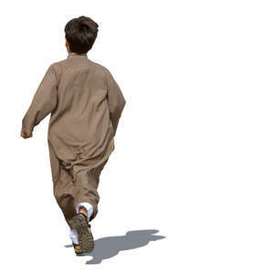 arab boy running