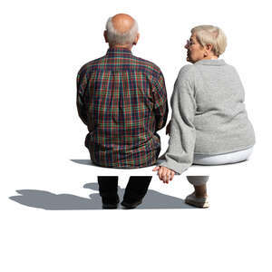 older couple sitting