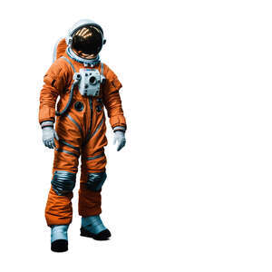 astronaut in space suit standing