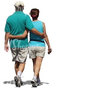 couple walking arm in arm