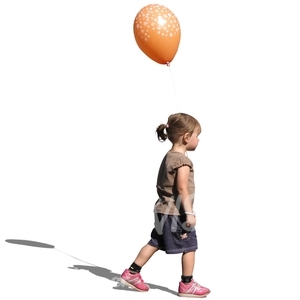 girl with a balloon