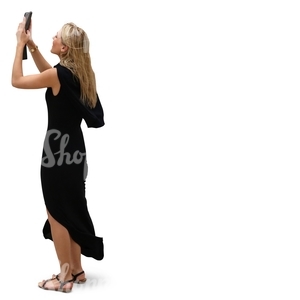 woman taking a picture