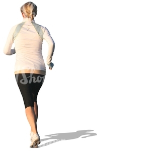 woman jogging