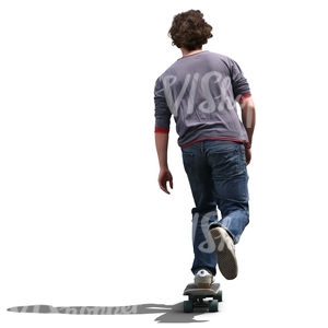 man riding a skateboard