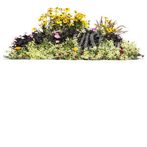 cut out flowerbed