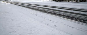 car road in winter