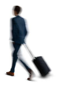 motion blurred man walking - VIShopper