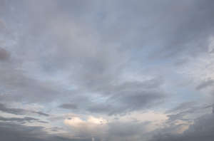 sky with thin greyish clouds