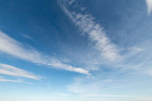 blue sky with some thin clouds