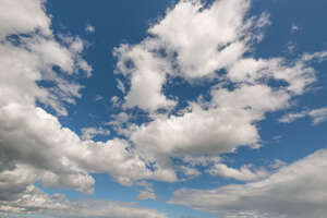 daytime sky with many white clouds