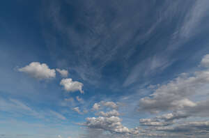 daytime sky with some clouds