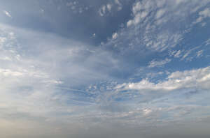 sky with thin clouds