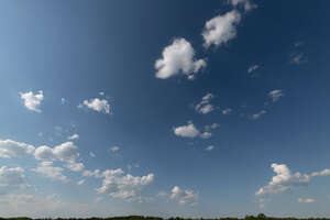 sky with little white clouds