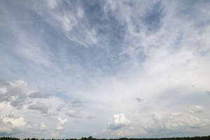 daytime sky thinly covered with clouds