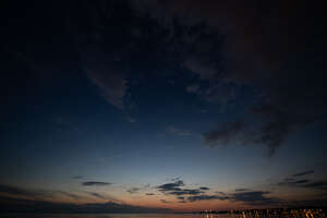 night sky with few clouds