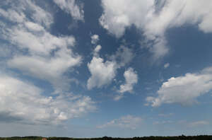 blue cloudy daytime sky