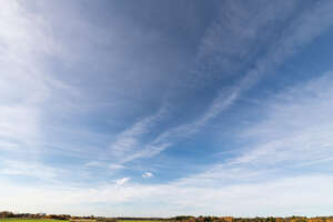 sky with thin clouds