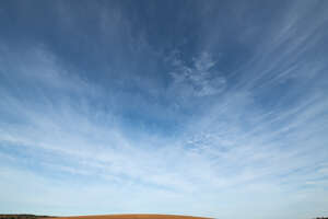 blue sky with some little thin clouds