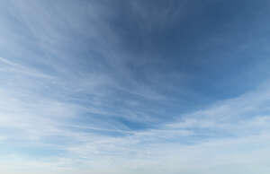 blue sky with thin clouds