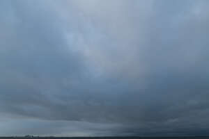 dark blue overcast sky