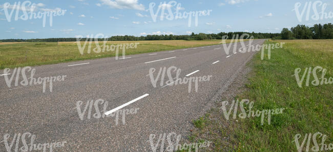 asphalt road in countryside