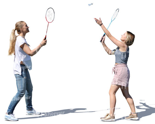 two women playing badminton - VIShopper