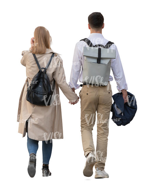 couple walking hand in hand