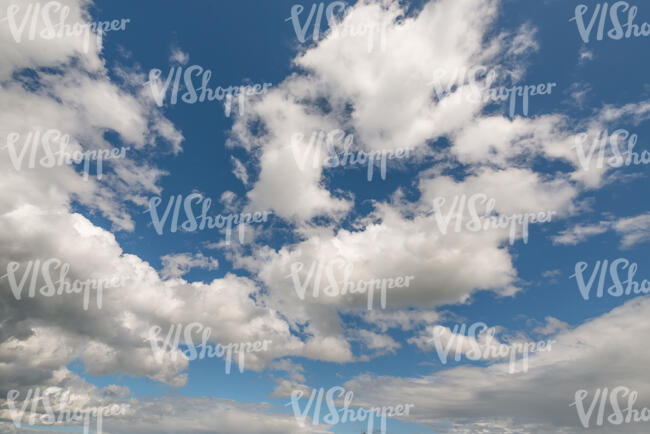 daytime sky with many white clouds