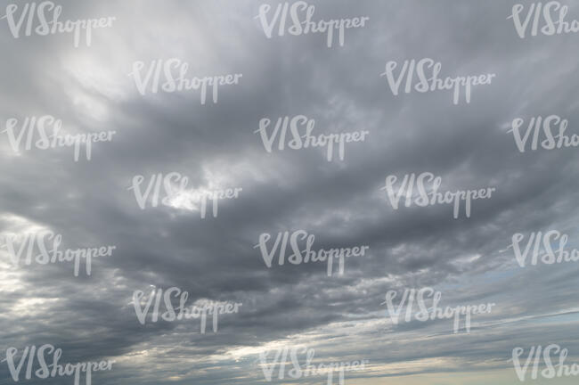 overcast sky with light grey clouds