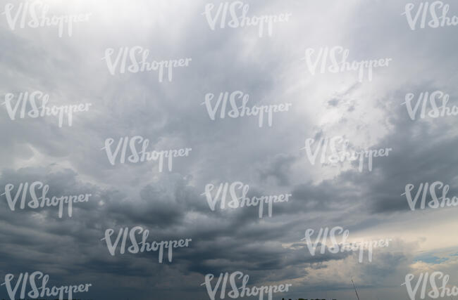 sky with rain clouds