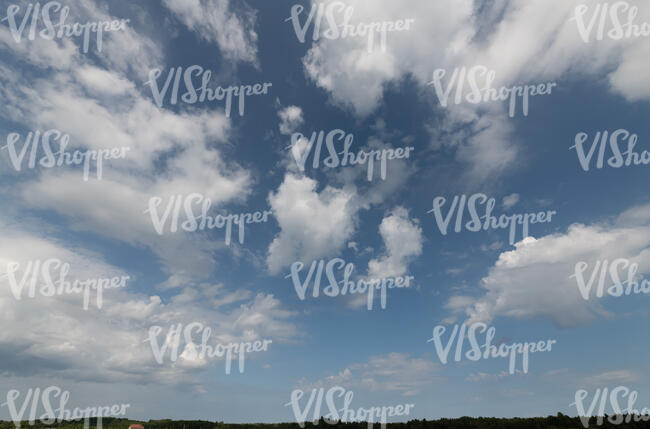 blue cloudy daytime sky