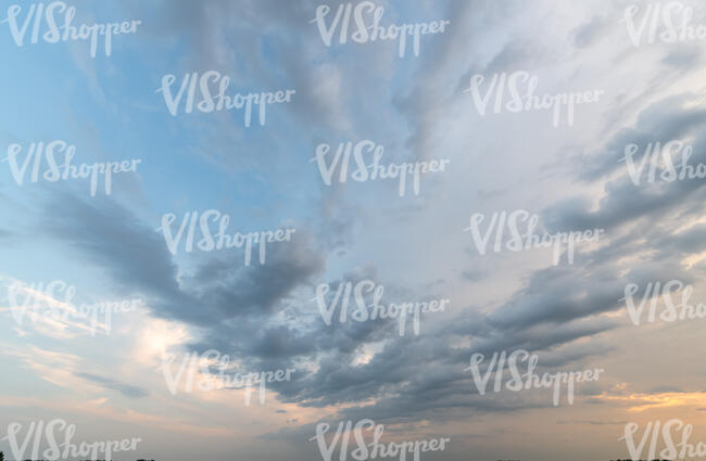 afternoon sky with some clouds