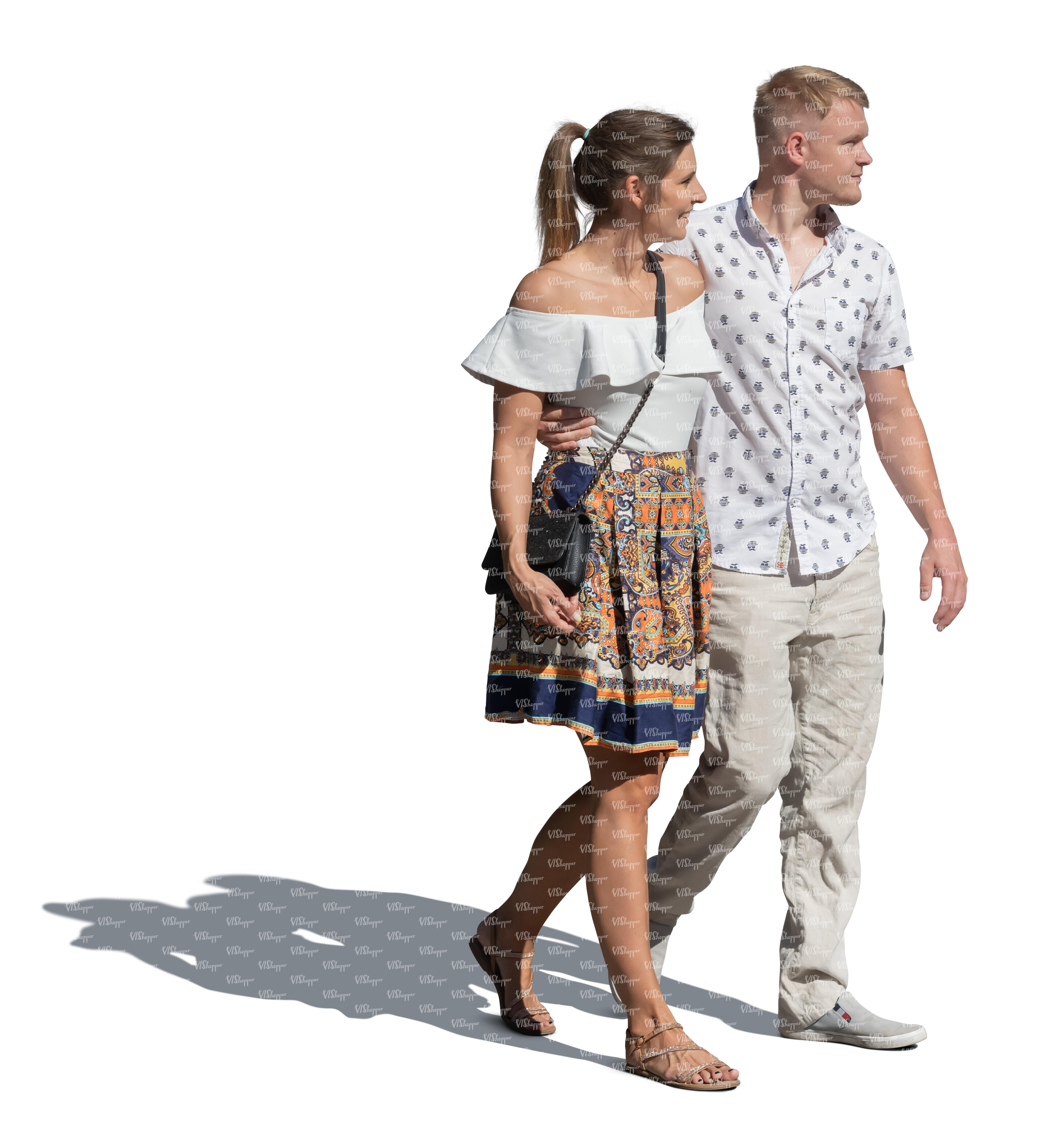 couple walking in sunlight - VIShopper